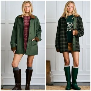 Dairy Boy The Whitman Reversible barn jacket flannel lined NEW XS/Small